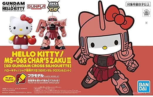 SD GUNDAM CROSS SILHOUETTE HELLO KITTY / MS-06S CHAR’S ZAKU II